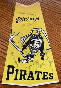 Bob Prince & Team handsigniert 1960er Piraten Beat 'Em Bucs Megaphon AUTO JSA LOA - Bild 1 von 9
