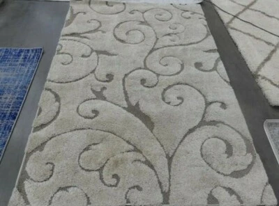 CREAM / BEIGE 5'-3" X 7'-6" Stained Rug Reduced Price 1172603729 SG455-1113-5 - Image 1 of 4