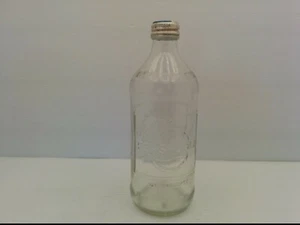 VINTAGE PEPSI-COLA BOTTLE WITH SCREW ON CAP, EMBOSSED LOGOS, 16oz. 1PT. - Picture 1 of 5