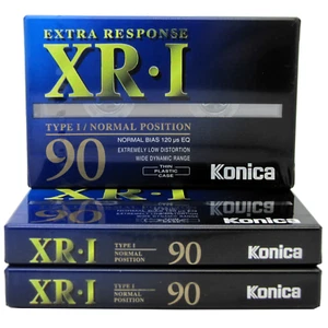 3 X KONICA XR-I 90 NASTRI AUDIO VUOTI (1990) NUOVI SIGILLATI in fabbrica - Foto 1 di 8