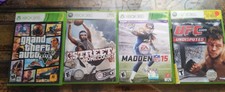 Vintage Microsoft Xbox 360 GTA V Madden 15 UFC NBA Street HomeCourt Lot
