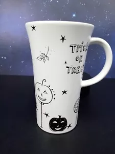 Starbucks 2007 Halloween Trick or Treat Pumpkins Tree Stars schwarz weiß - Bild 1 von 8