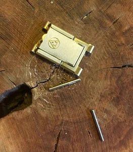 Damas NSA reloj pulsera tono dorado cierre completo para enlaces de 3 filas banda NSA 1960/70 años - Imagen 1 de 4