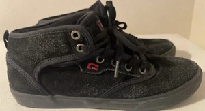 Globe Shoes Mens 8.5 Black Skate Sneakers Motley Mid Y2k - Picture 1 of 9