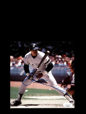 Reggie Jackson JSA Coa Signed 7x7 Photo 1970`S Yankees Autograph - Image 1 of 3