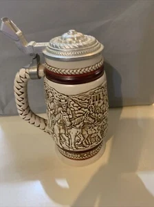 1980 AVON COWBOY HANDCRAFTED IN BRAZIL BEER STEIN, 9" TALL X 6" WIDEST W/HANDLE - Picture 1 of 5
