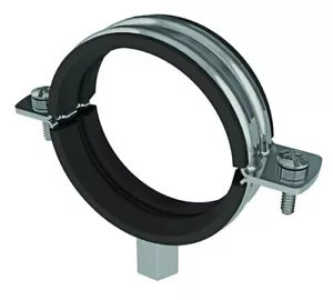 ABRAZADERA DE TUBO FORRADA DE GOMA BZP CON JEFE - RANGO DE 13 mm a 170 mm - Imagen 1 de 1