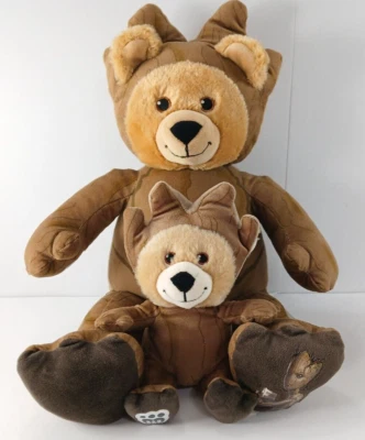 MARVEL Guardians Of The Galaxy GROOT + BABY GROOT Build A Bear BAB Plush Toy Set - Image 1 of 4