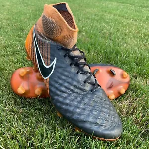 Nike Magista Obra 2 II Elite DF FG Herren Größe 10,5 orange grau Fußballstollen cool - Bild 1 von 24