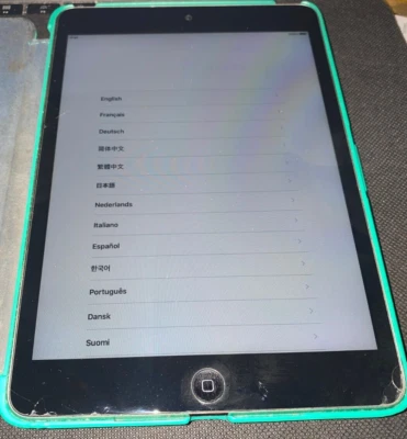 Apple iPad Mini 1ª Generación MF432LL/A 7,9 pulgadas WiFi 16 GB Verde en Estuche - Paquete Foto 1 de 4