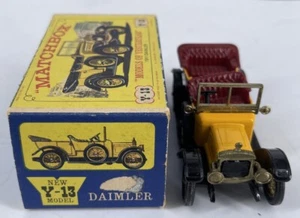 Matchbox Y-13 Models of Yesteryear 1911 Daimler Yellow MINT IN THE BOX! - Picture 1 of 7