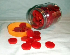 Mexican Loteria Or Any Bingo Board Game Plastic Chips Tokens 100 Count New - Picture 1 of 5