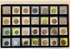 Token Münzlot 28 einzigartige Baseball Schlagkäfig Sammlung in Münzwurfs - Bild 1 von 8