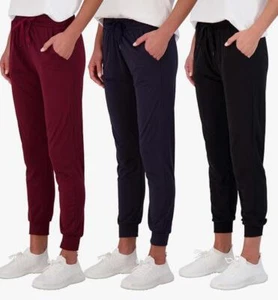 3 Pack: Women's Ultra-Soft Lounge Joggers Athletic- Plus Size 3X-Assorted Colors - Picture 1 of 1