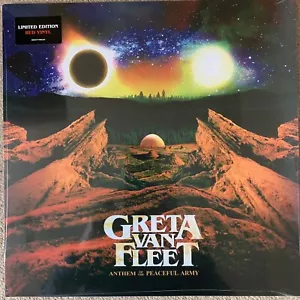Greta Van Fleet - Anthem Of the Peaceful Army 602577080180 Red Vinyl NEW/SEALED - Picture 1 of 4