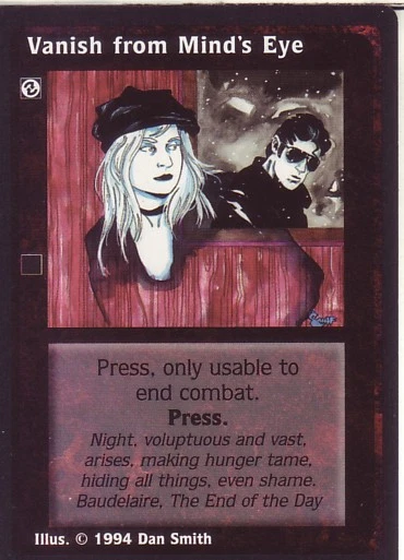 12 x Vanish from Mind's Eye VTES Jyhad Edition - Image 1 of 1