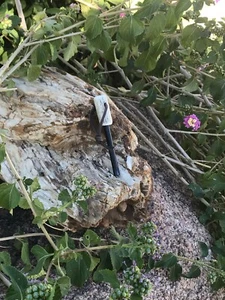 Handgefertigter echter Hirsch 3/8" Ferrocerium Stab mit Leder Schlüsselband (15) - Bild 1 von 4