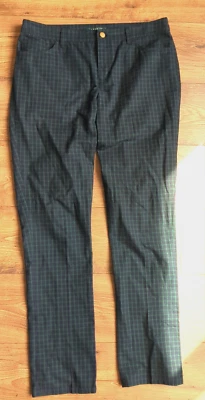 PANTALONES MUJER LAUREN RALPH LAUREN A CUADROS VERDE Y AZUL MARINO TALLA 12 Foto 1 de 4