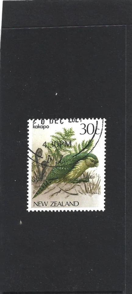 New Zealand 1986 Birds 30c Kakapo Single Very Fine Used - Image 1 of 1