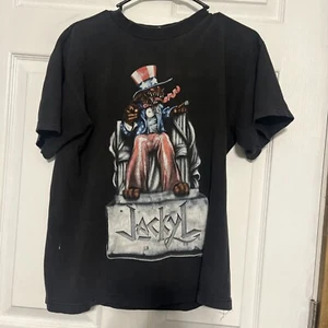 Vintage Jackyl Band T Shirt M Jackyl Off America Rock Me Roll Me - Picture 1 of 6