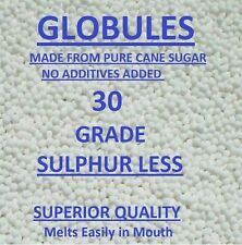 Homeopathic 100% Purest Globules Pellets Pills (30 Number 500gm) Sulphur free