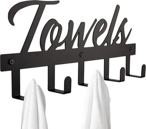 Aesthetic Bathroom Towel Rack For Wall Mount “ Space Saving And Easy To Install - Picture 1 of 3