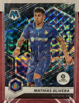 2021-22 Panini Mosaic La Liga Mathias Olivera #58 Genesis Prizm SSP Getafe CF - Image 1 of 2