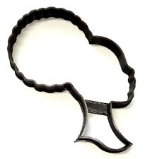 AFRO GIRL SILHOUETTE SIDE VIEW COOKIE CUTTER MADE IN USA PR4448