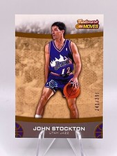 John Stockton 2007-08 Topps Trademark Moves Orange #43 /399 Utah Jazz HOF Sharp!