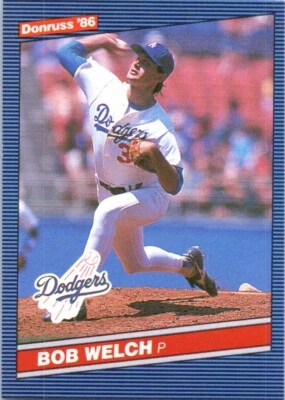 1986 DONRUSS BOB WELCH LOS ANGELES DODGERS #459 - Image 1 of 2