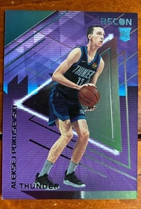 2020-21 Panini Recon #156 Aleksej Pokusevski Oklahoma City Thunder - Foto 1 di 1