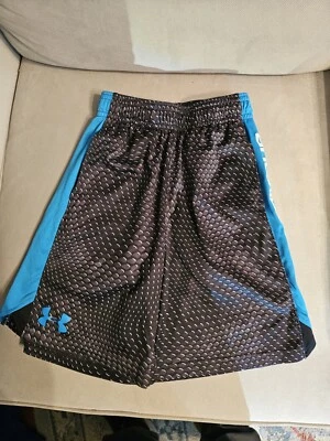 Under Armour Youth XSmall Boys Shorts Black And Teal - Image 1 of 2