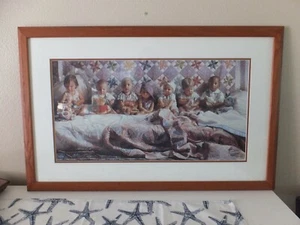 Steve Hanks All in a Row Children's Art Limited Edition Print with Certificate # - Picture 1 of 9