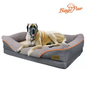 Heavy Duty Large Orthopedic Pet Bed Soft Cushion Foam Waterproof Sofa Dog Bed XL - Picture 1 of 12