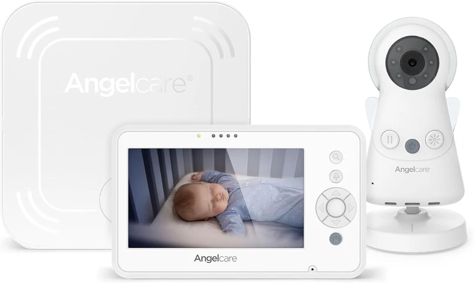 Angelcare AC25 Baby Monitor Video Audio Sensore Movimento Neonato Wireless HD