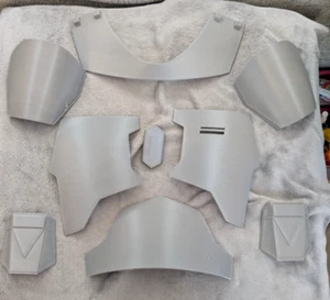 Boba Fett Armor Kit Star Wars Armatura Cosplay Stampata in 3D 9 Pezzi ABS - Foto 1 di 13
