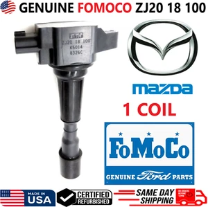 OEM GENUINE FOMOCO x1 Ignition Coil For 2011-2014 Mazda 2 1.5L I4, ZJ20 18 100 - Picture 1 of 6