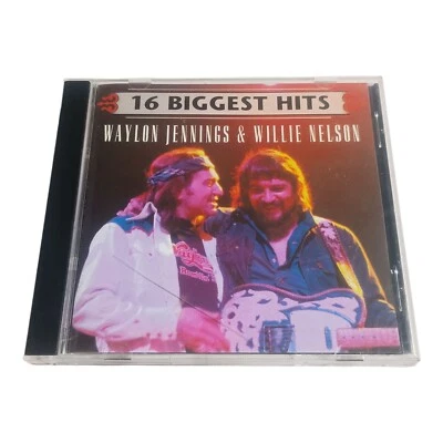 Waylon Jennings & Willie Nelson – 16 Biggest Hits CD Compilation Country RCA - Image 1 of 4