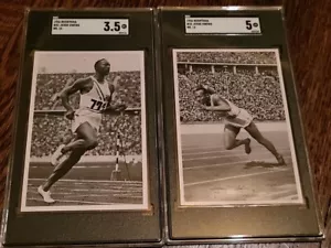 JESSE OWENS 1936 Reemstma 4 Diff ALL SGC 3-5 But They Look Nm/Mt Must L@@K - Picture 1 of 4