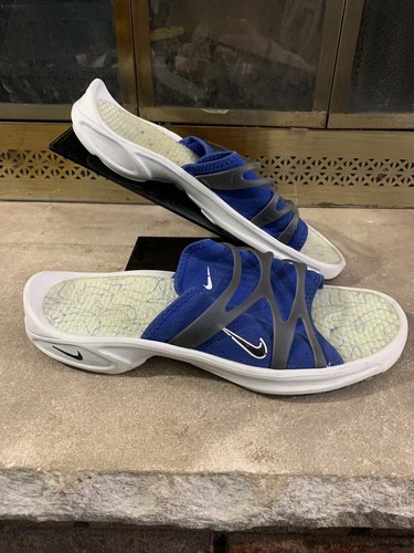 SANDALI NIKE Air Flip Flop Vintage da uomo blu bianco neoprene taglia 10 305318 401