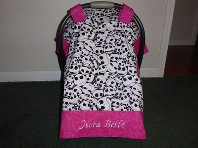 PESADILLA ANTES DE NAVIDAD Funda toldo asiento coche con o sin nombre Foto 1 de 3