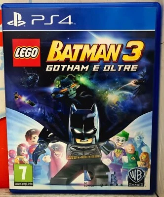 LEGO BATMAN 3 GOTHAM E OLTRE PS4 PLAYSTATION 4 1-2 GIOCATORI ITA COMPLETO OTTIMO - Immagine 1 di 3