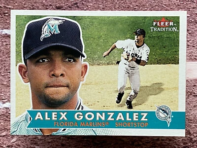 2001 Fleer Tradition Alex Gonzalez #27 Florida Marlins - Image 1 of 2