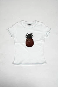 PINEAPPLE 3/4 SLEEVED TOP ( GT21 ) - Picture 1 of 1