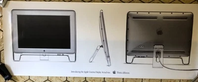 Apple Power Mac G4 & Apple Cinema Display Dealer Posters 1999 NEW - Image 1 of 4