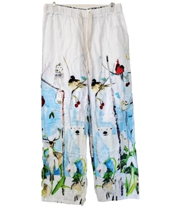 Pantalones Anthropologie Voutsa Winter Wonderland Talla Pequeña Algodón Prendas para dormir - Imagen 1 de 16
