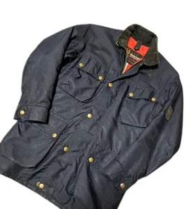 70s BELSTAFF Vintage XL500 Nylon Jacket, Size L, Black, Men's - Picture 1 of 7