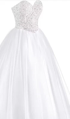 Vestido de novia talla 4 blanco Foto 1 de 4