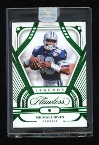 Fútbol impecable Panini 2024 Michael Irvin Legends gema esmeralda #4/5 #85 (BD) - Imagen 1 de 2
