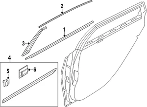 Genuine Hyundai Applique 83260-T4000 - Picture 1 of 1